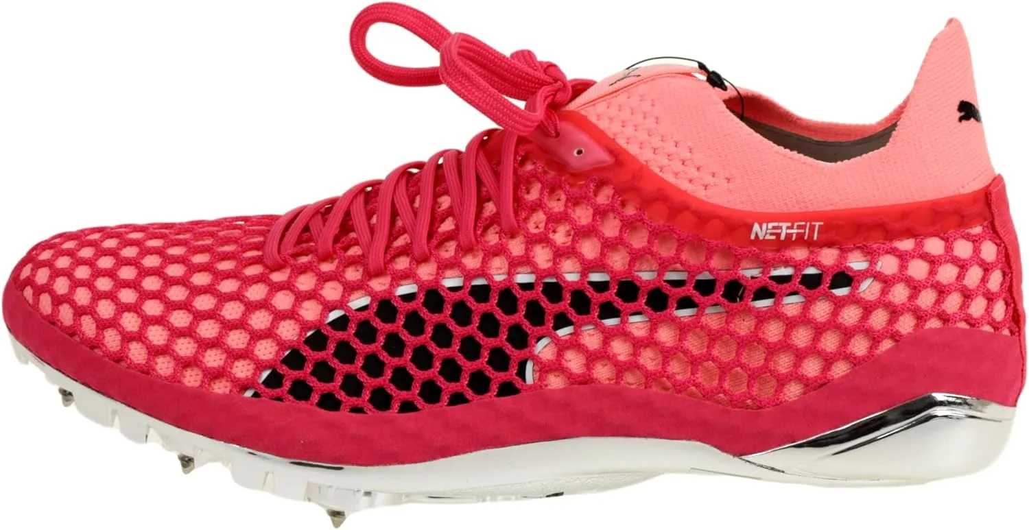 Кроссовки для занятий спортом в свободное время PUMA Unisex Evospeed Netfit Sprint, черный/розовый/персиковый — фото 2