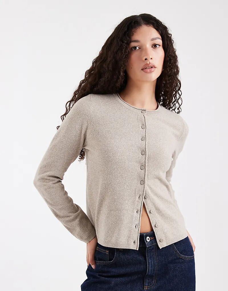 

ONLY вязаный кардиган бежевого цвета