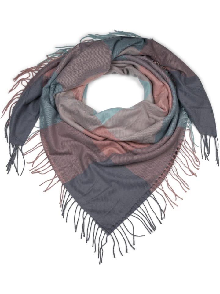 

Шарф styleBREAKER, цвет rose/mint/grau