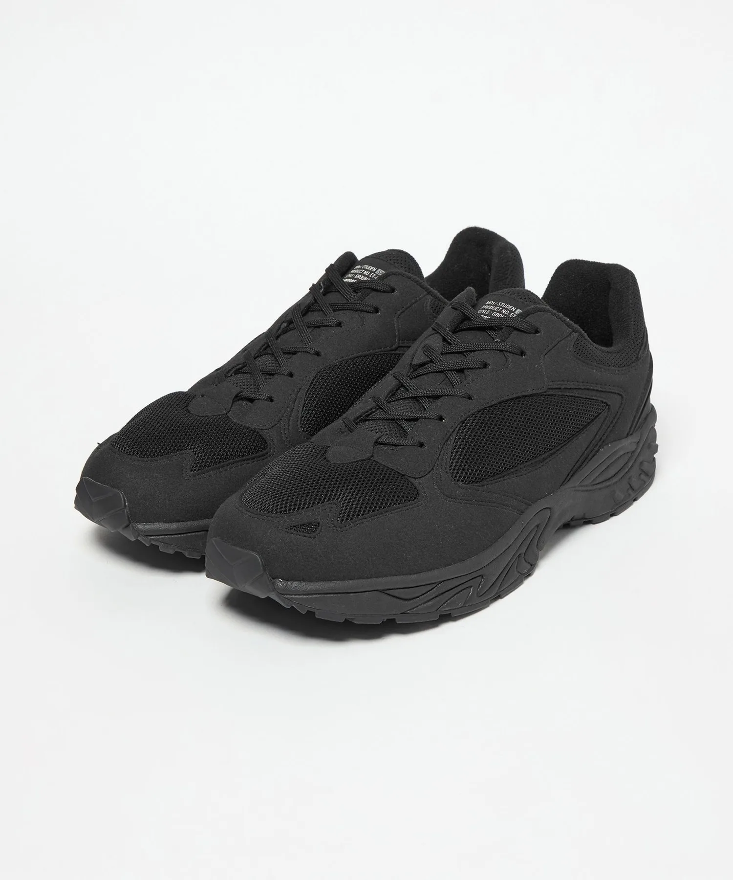 Мужские кроссовки STUDEN ALL BLACK Steven Alan чёрные — фото 2
