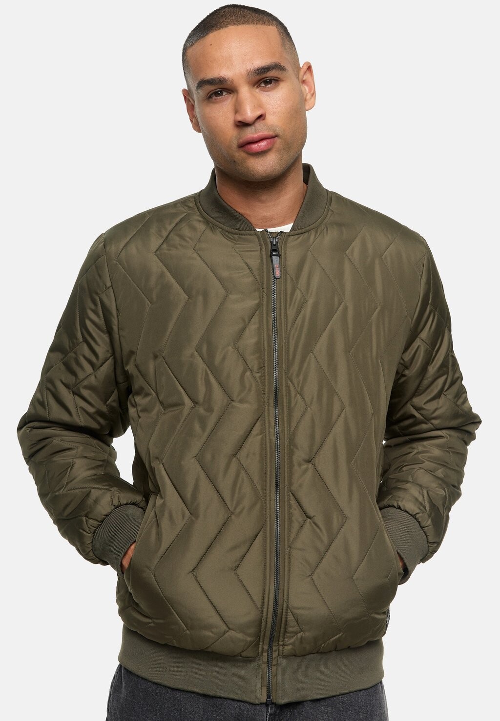 

Куртка-бомбер INGATLIN INDICODE JEANS, цвет army