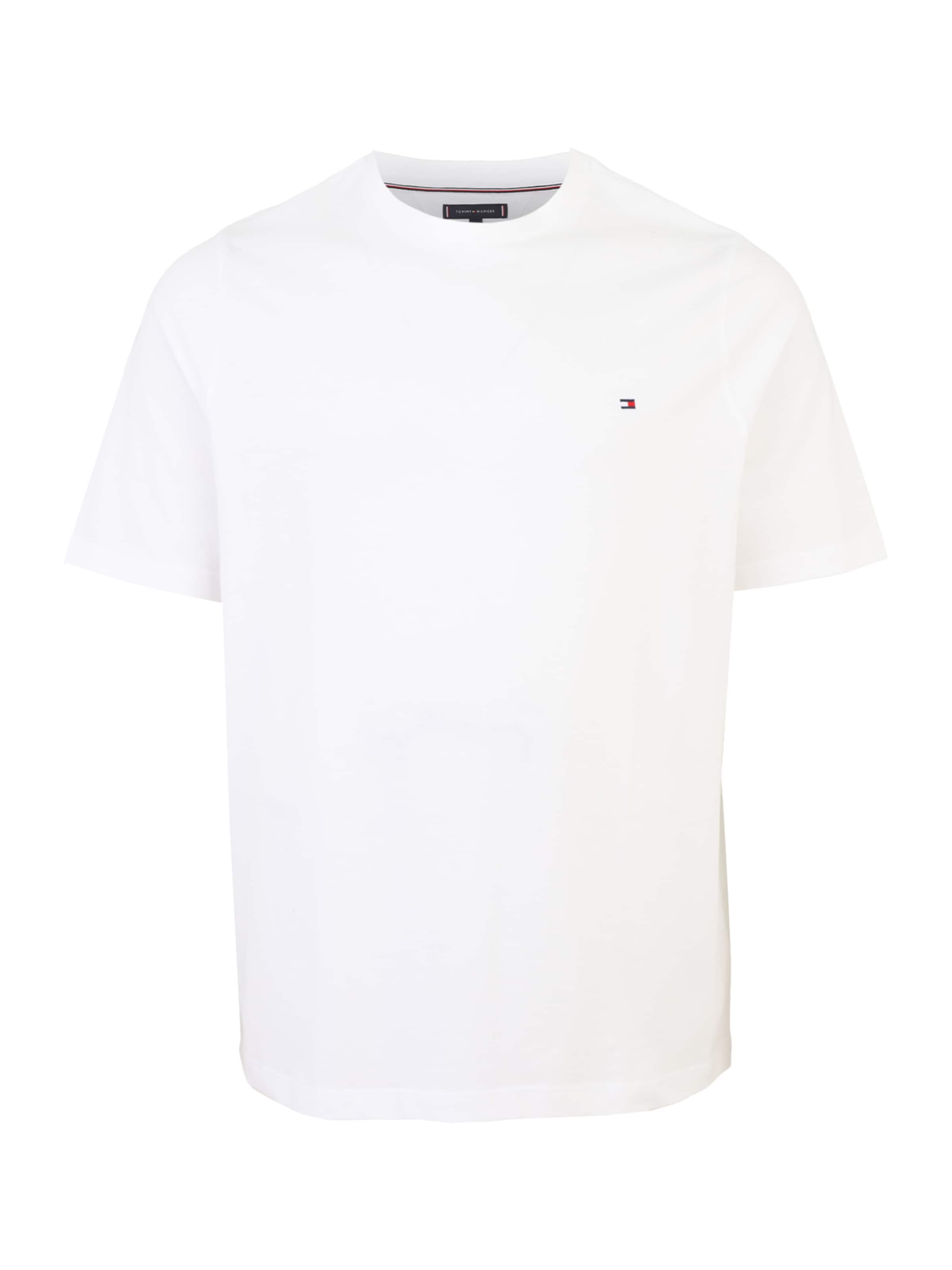 

Tommy Hilfiger Big & Tall Футболка 'ESS SEASONAL' в белом цвете