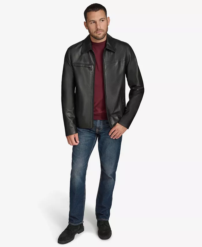 

Мужская кожаная куртка Gosford Andrew Marc Black Label, черный