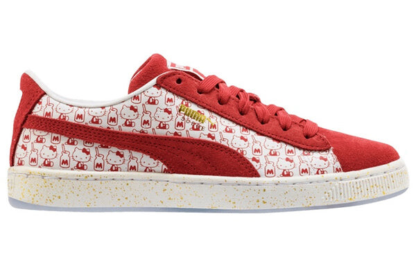 Кроссовки hello kitty x suede classic 'bright red' Puma, красный — фото 2