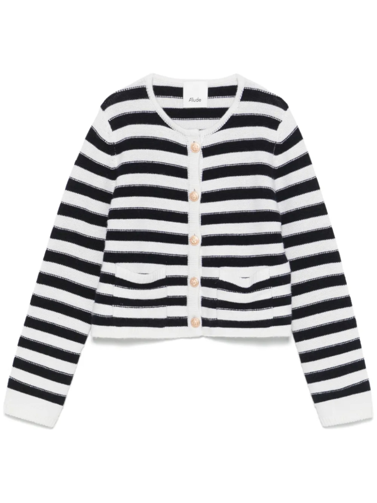 

Allude кардиган в полоску, белый