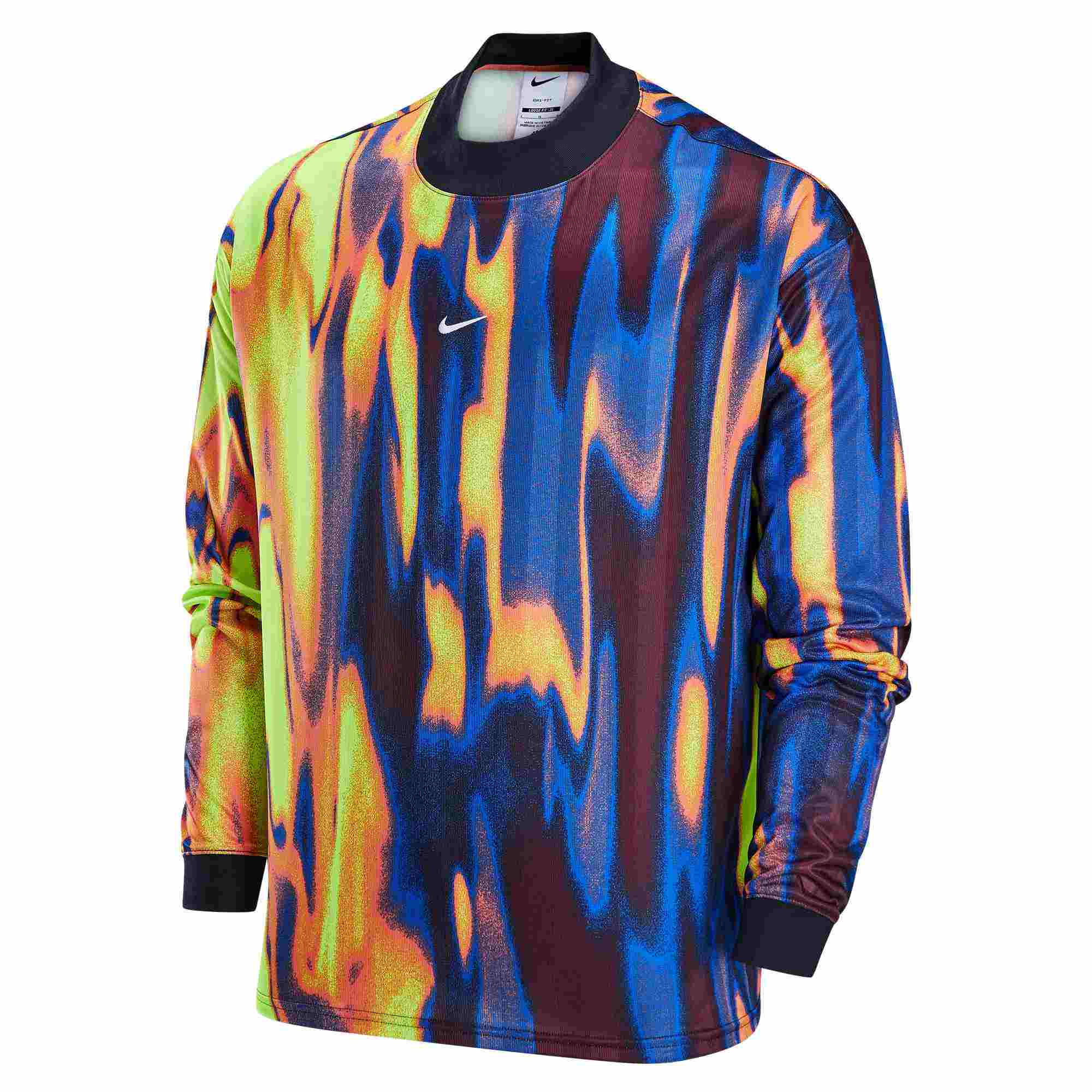 Футболка мужская Dri-FIT с длинным рукавом Nike, красный/серый — фото 3
