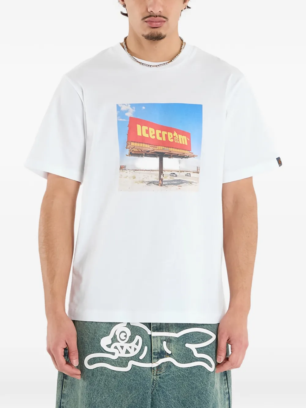 

Футболка с графическим принтом Billionaire Boys Club - Ice Cream, белый