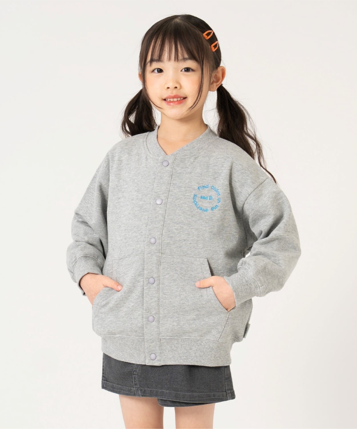 Свитшот с круглым вырезом And D.petitmain, Top Gray
