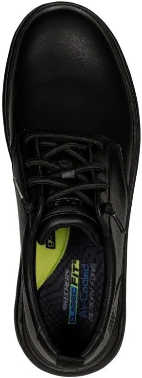 Ботинки Skechers Herren Bewährt Stiefel, Black Leather — фото 4