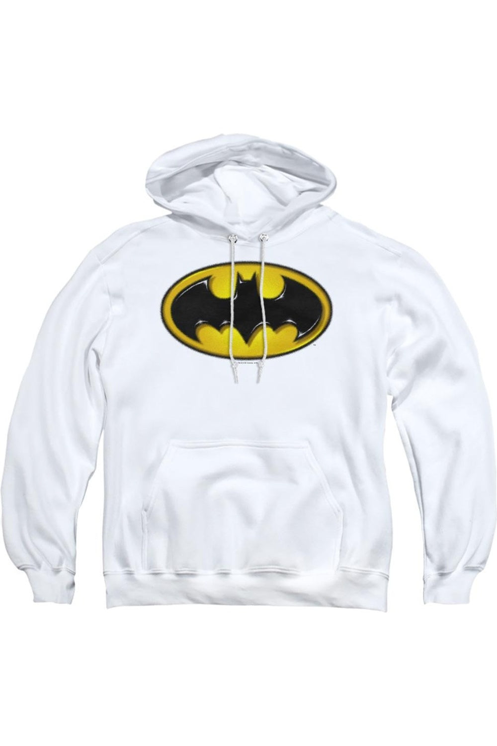 

Толстовка с капюшоном Batman Airbrush Bat Symbol для взрослых Gildan, белый