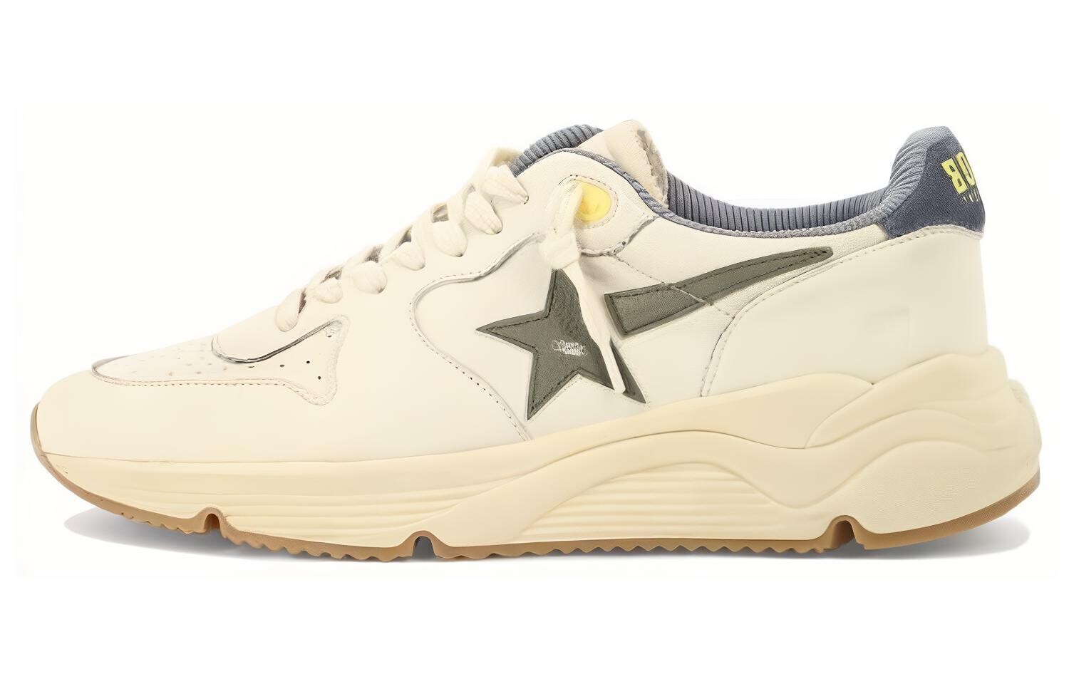 

Кроссовки Golden Goose Running Leather Sneakers, бежевый
