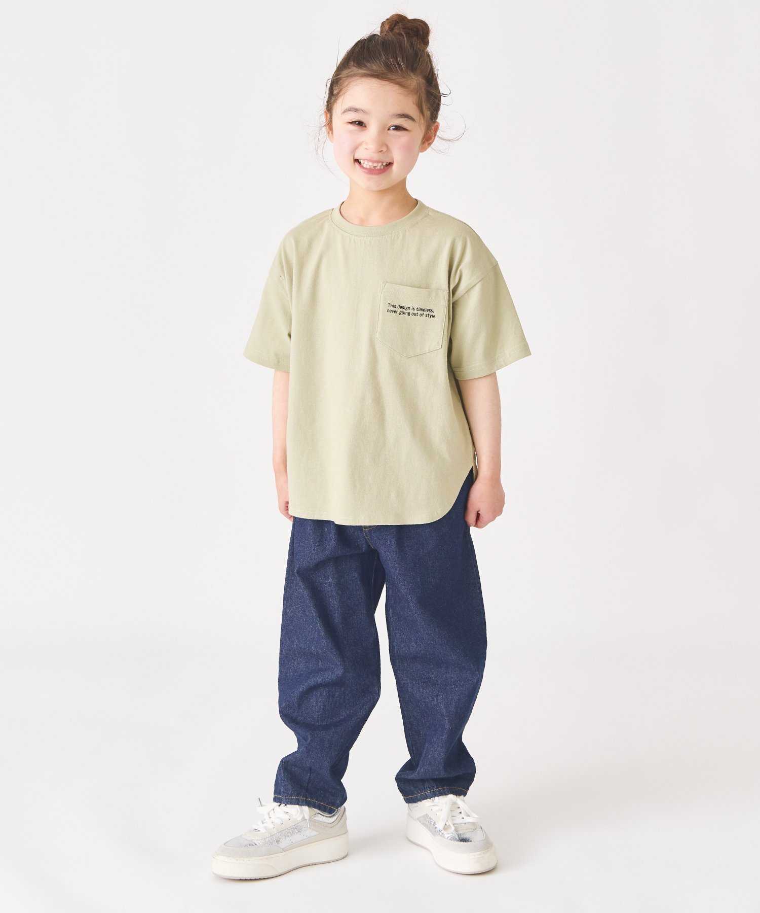 Цветная футболка Ever Closet, Khaki — фото 2