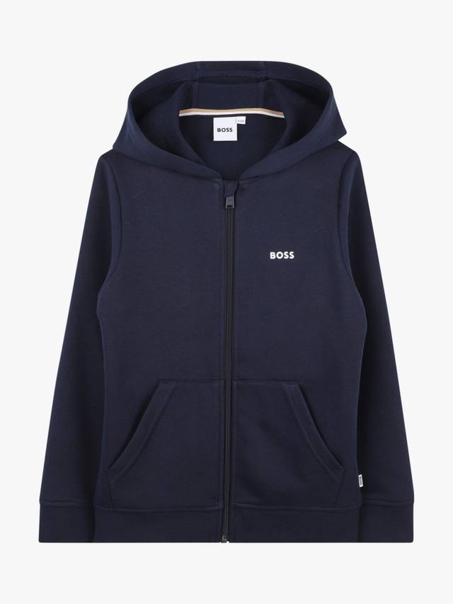 

Детская толстовка с капюшоном HUGO BOSS, Navy