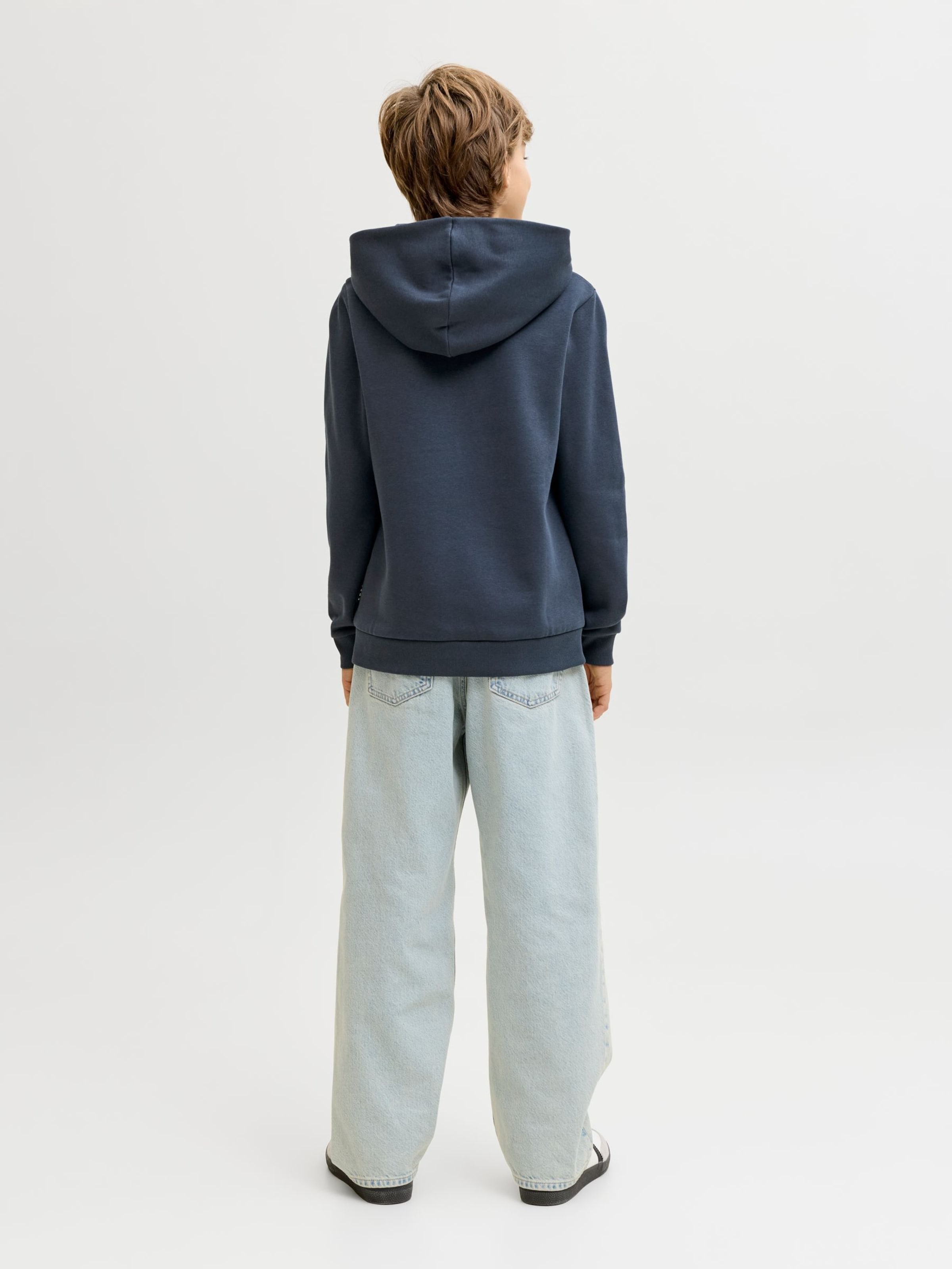 Jack & Jones Junior Толстовка 'JCOFusion' в цвете Night Blue, Cyan Blue — фото 4