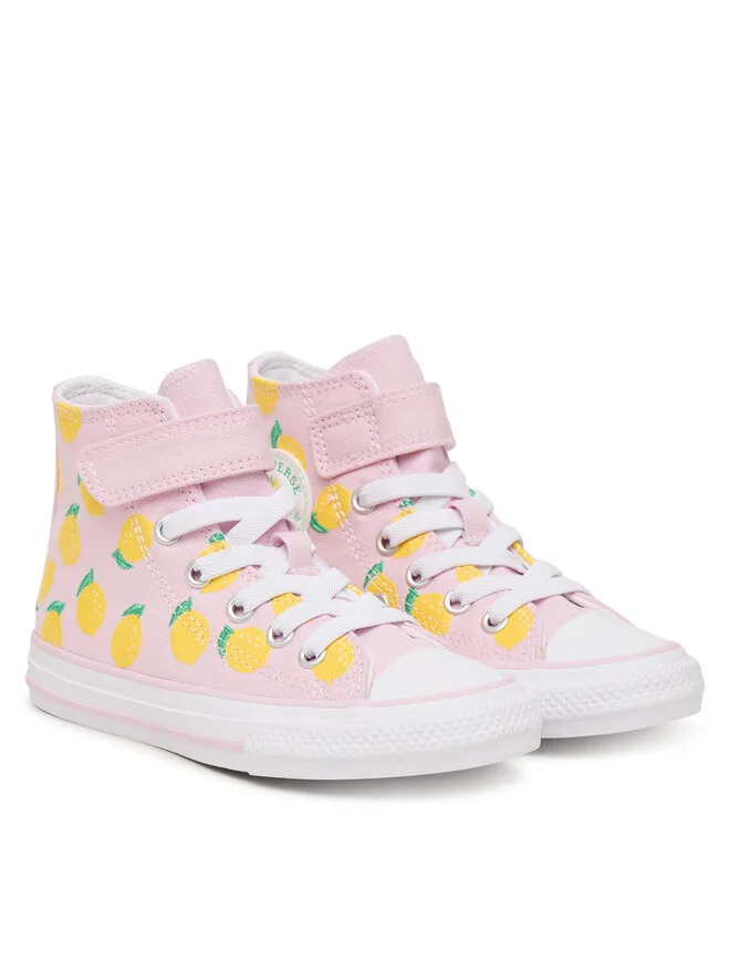 Converse Кроссовки из ткани Chuck Taylor All Star Citrus Easy On A15903C розовые — фото 2