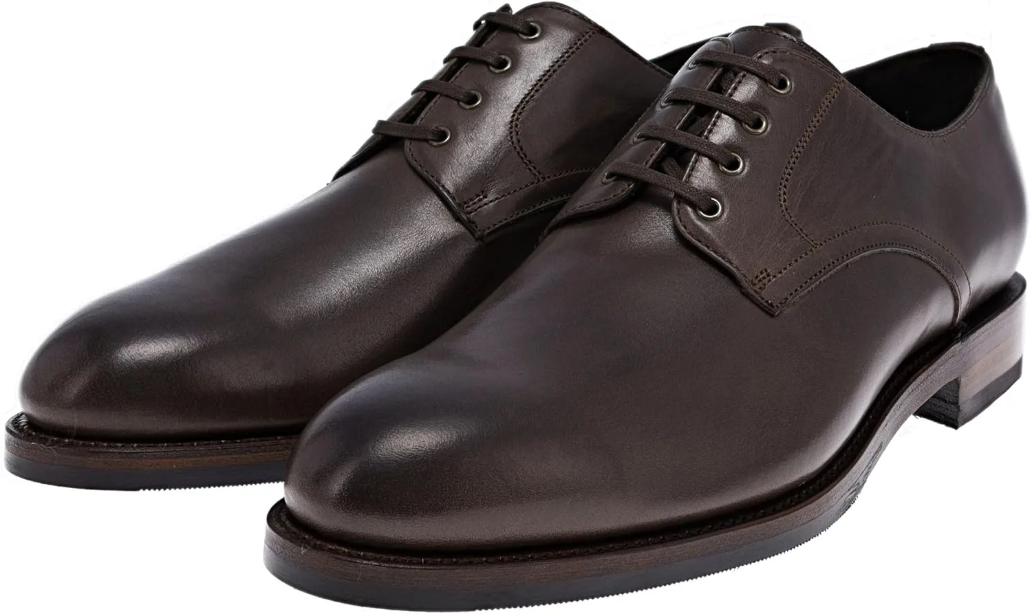 Мужские кожаные туфли Sendra 17978 ERIC темно-бежевого цвета на шнуровке