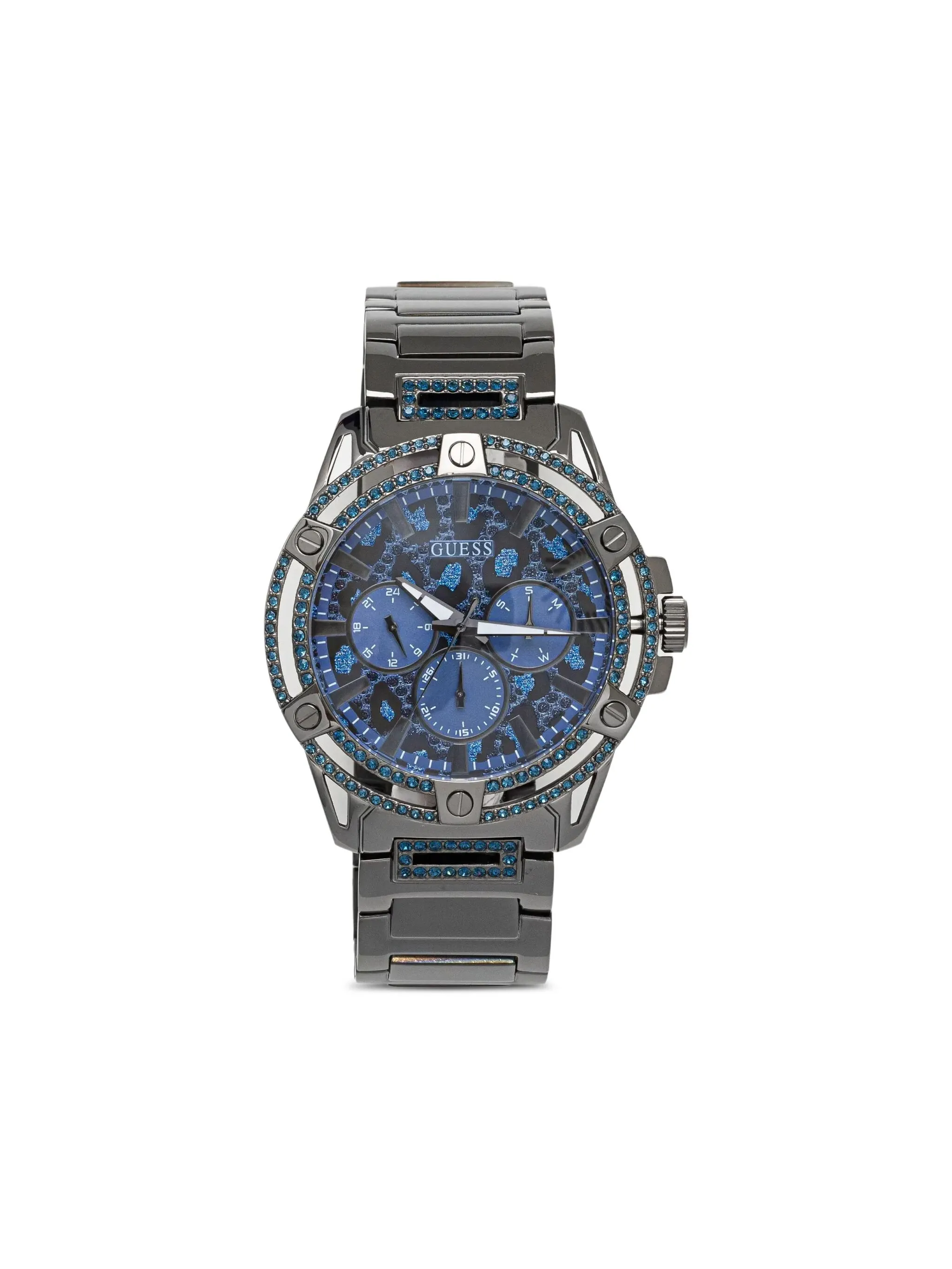 

Наручные часы Gunmetal 48 мм Guess Usa, черный
