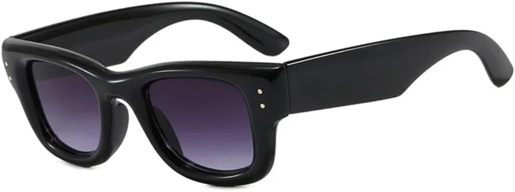 

Солнцезащитные очки Rivets для женщин с градиентным покрытием, защита от УФ-излучения UV400, модные очки Black Tea для мужчин, трендовые солнцезащитные очки UUPTTPL, Black Gray