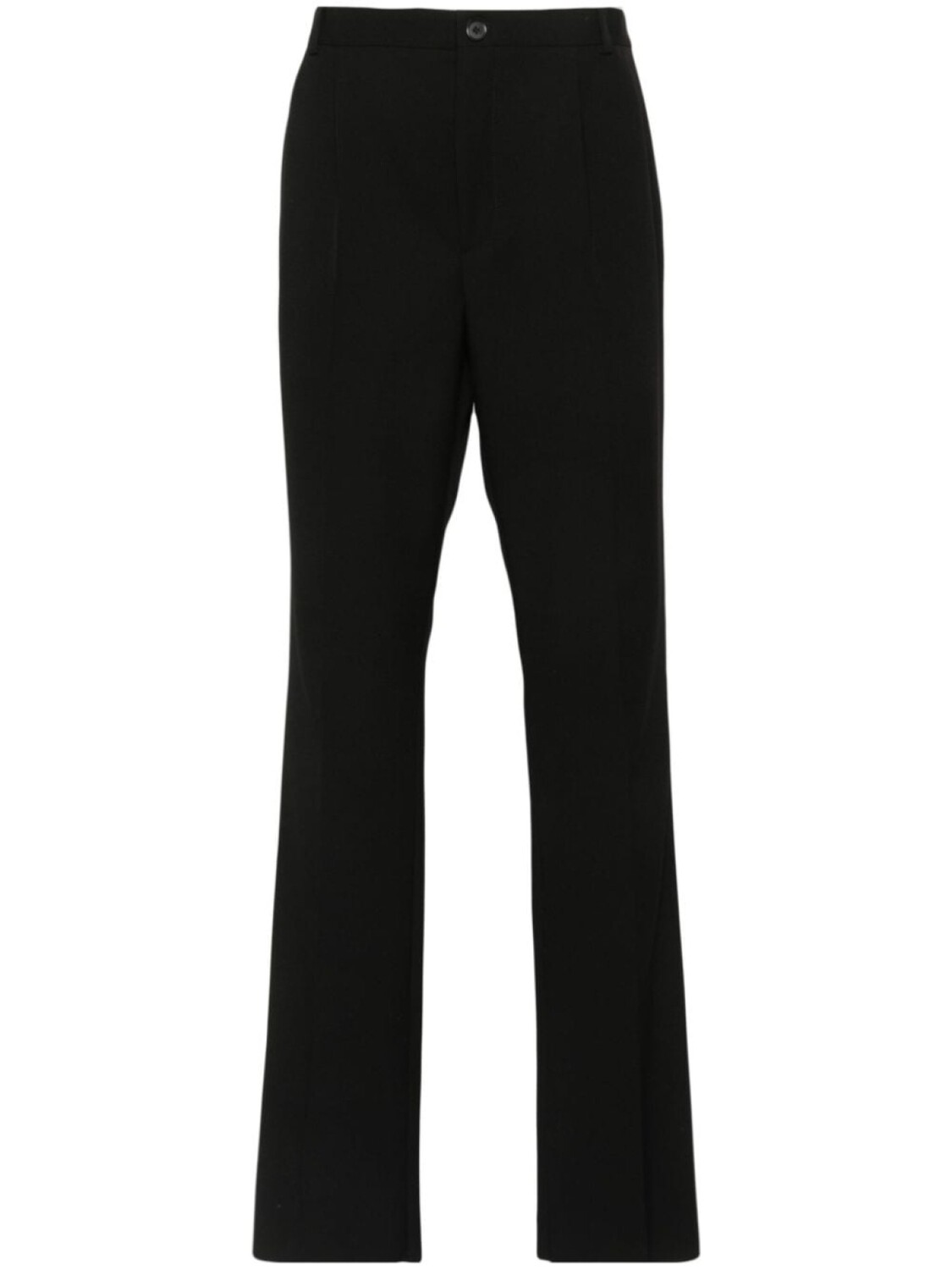 

Saint Laurent брюки grain de poudre прямого кроя, черный