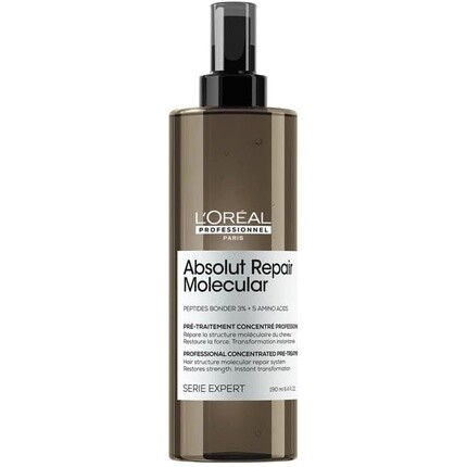 

L'Oréal Professionnel Serie Expert Absolut Repair Молекулярный уход перед шампунем 190мл, Серый, L'Oréal Professionnel Serie Expert Absolut Repair Молекулярный уход перед шампунем 190мл