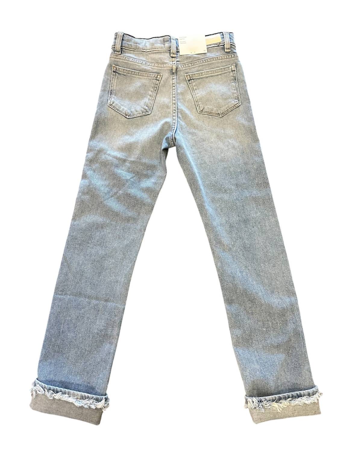 Детские джинсы Emie Straight с высокой посадкой в светлой стирке DL1961 - Kids', Light Wash — фото 2