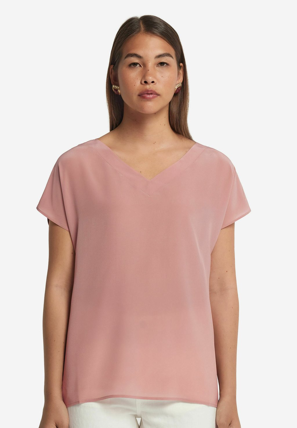 

Блуза Basic T-shirt Falconeri, розовый