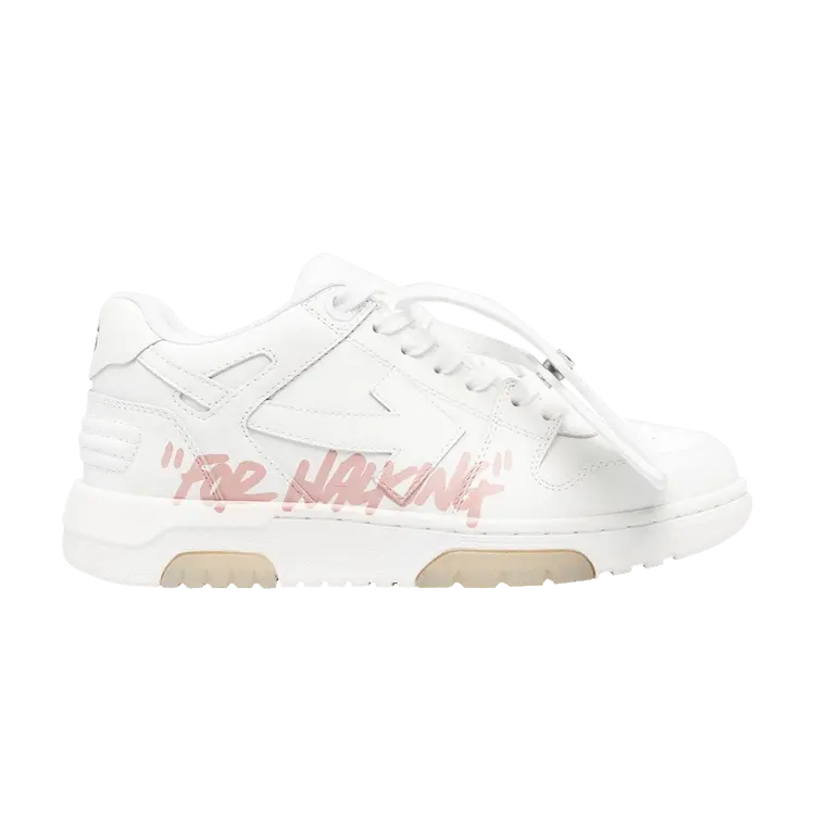 Кроссовки Off-White Wmns Out of Office 'For Walking - White Light Pink', белый