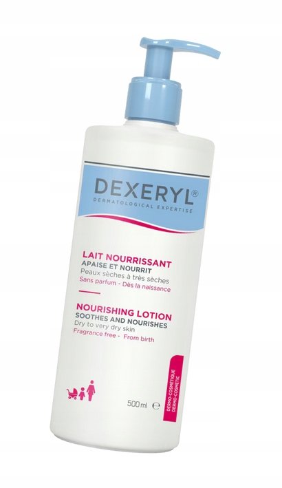 Питательный бальзам Dexeryl Nourishing успокаивает и питает сухую кожу 500 мл Inna marka — фото 2