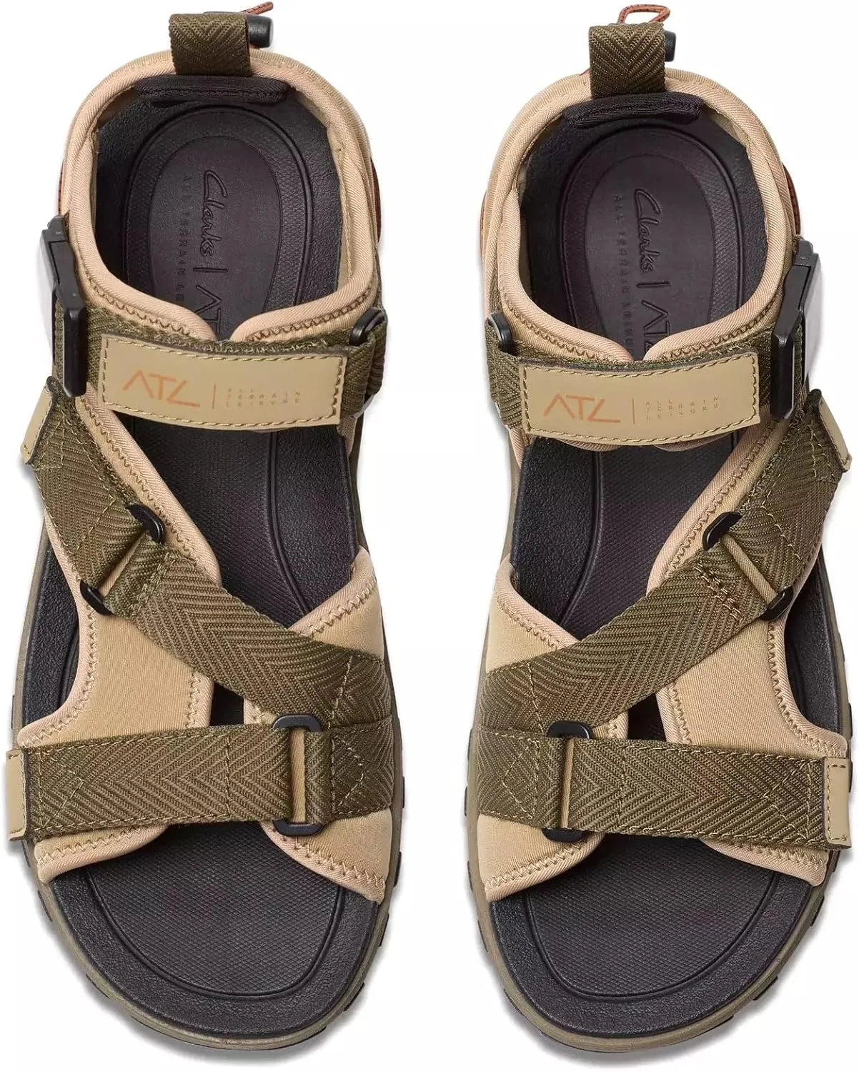 Мужские сандалии Clarks ATL Trek Tide, бежевый — фото 3