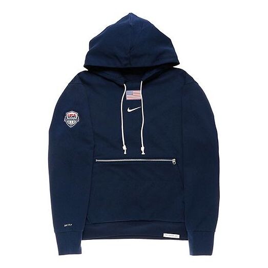 

Толстовка Men's Nike Casual Sports Large Logo Pullover Navy Blue, мультиколор