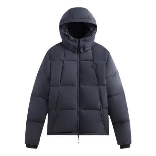 

Куртка wrinkle nylon midi puffer 'torpedo' Kith, синий