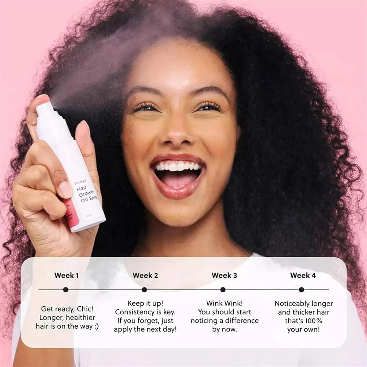 Спрей-масло для роста волос «Advanced Hair Growth Oil» без гормонов Soumiey, 2 Pieces. — фото 4