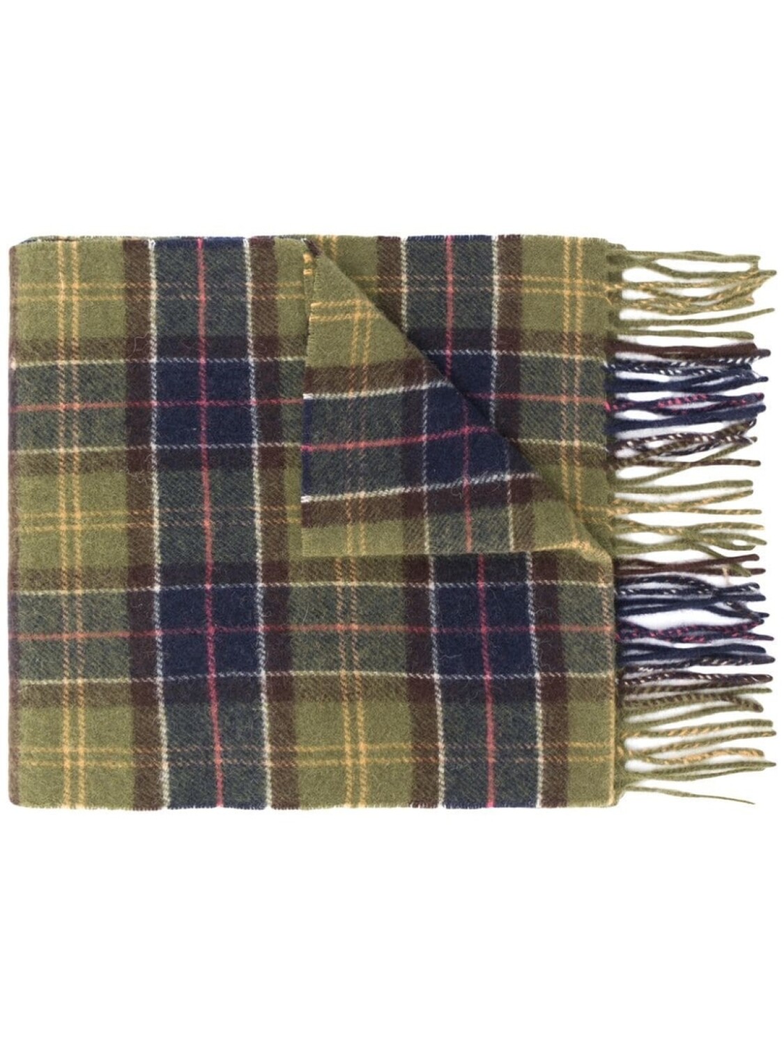 

Barbour шарф в клетку тартан, зеленый