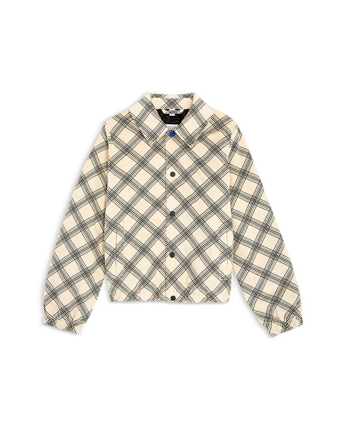 

Куртка Stanley в клетку Burberry для мальчиков — Little Kid, Big Kid, черный