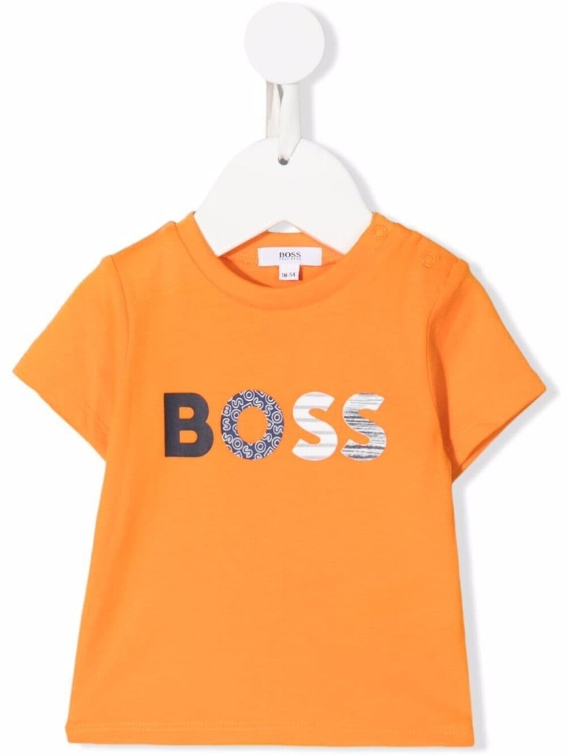 

Футболка с логотипом BOSS Kidswear, оранжевый