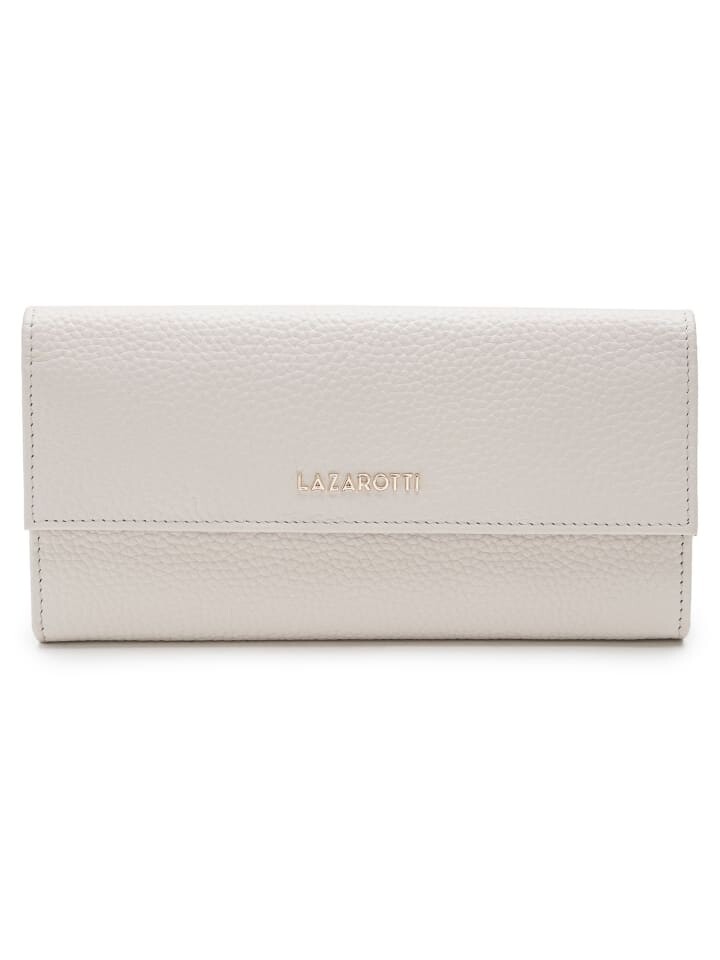 

Кошелек Lazarotti Bologna Leather Geldbörse Leder 19 cm, цвет cream