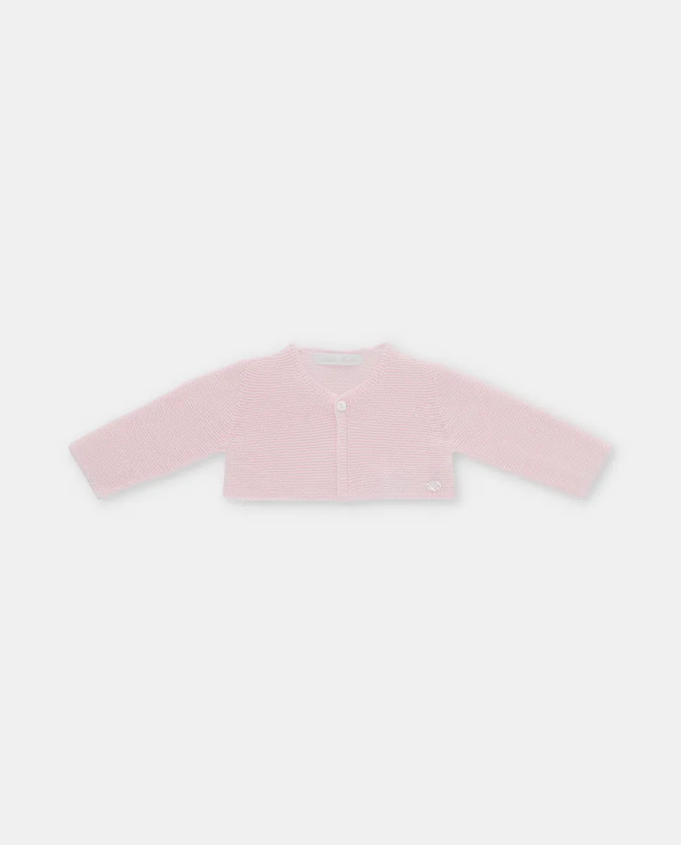 

Короткая куртка для малышки в розовом цвете Martín Aranda, цвет Rosa