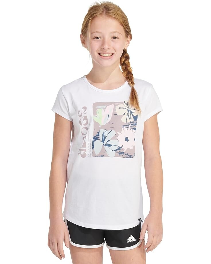 

Футболка adidas Kids Essential Tee S24(Big Kid), белый