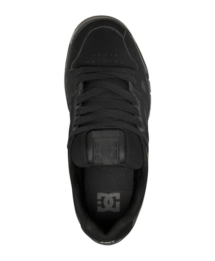 Черные кроссовки, городской стиль, узор "капельки" Dc Shoes, черный — фото 4