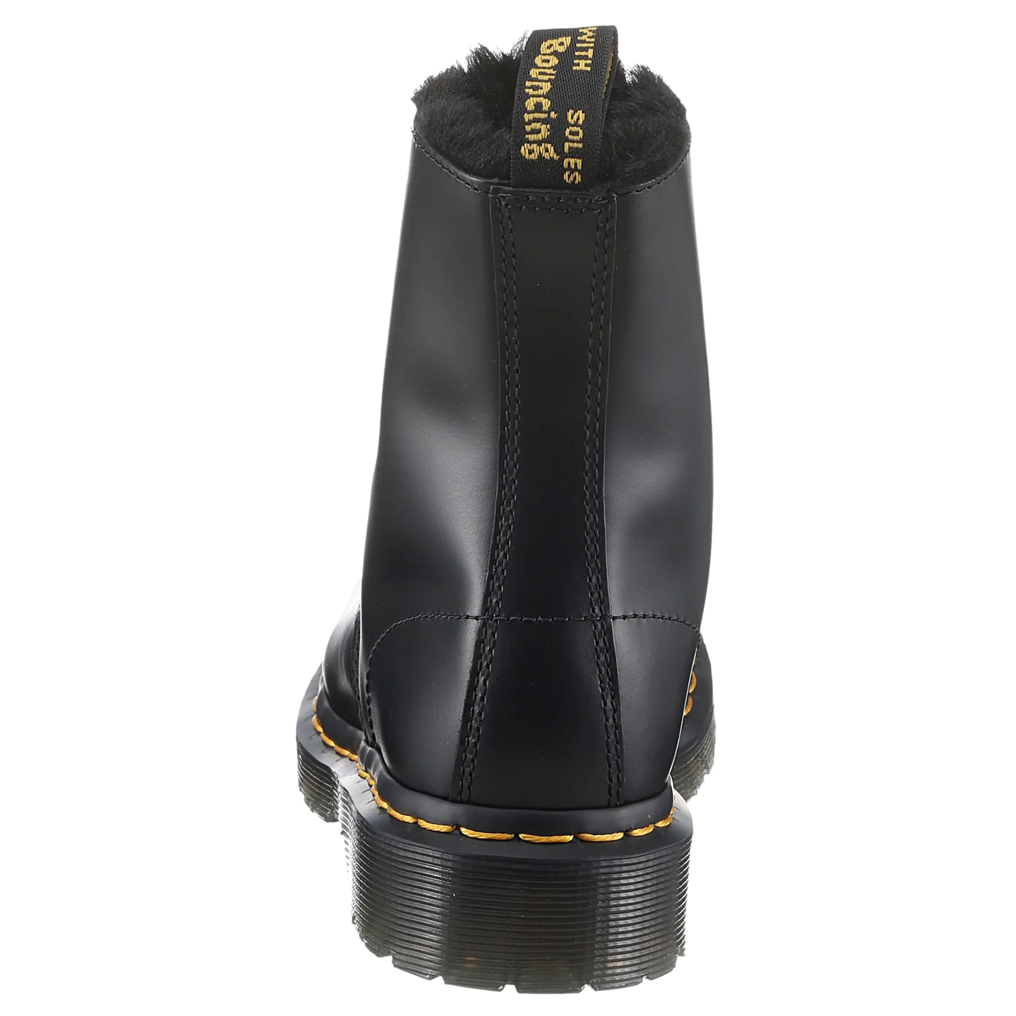 Ботинки на шнуровке DR. MARTENS "1460 Serena", ботинки на массивном каблуке, туфли на платформе, ботинки на теплой подкладке, серый — фото 2