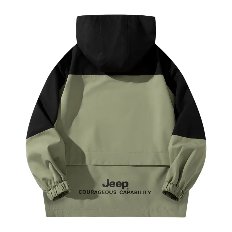 Куртка с капюшоном для школьников Jeep, Army Green