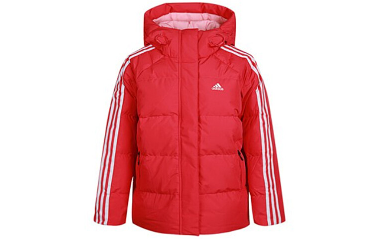 

Пуховик женский розовый Adidas