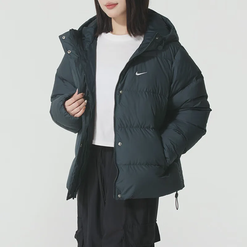 Куртка женская Therma FIT Nike, Seaweed Green/Sail White — фото 4