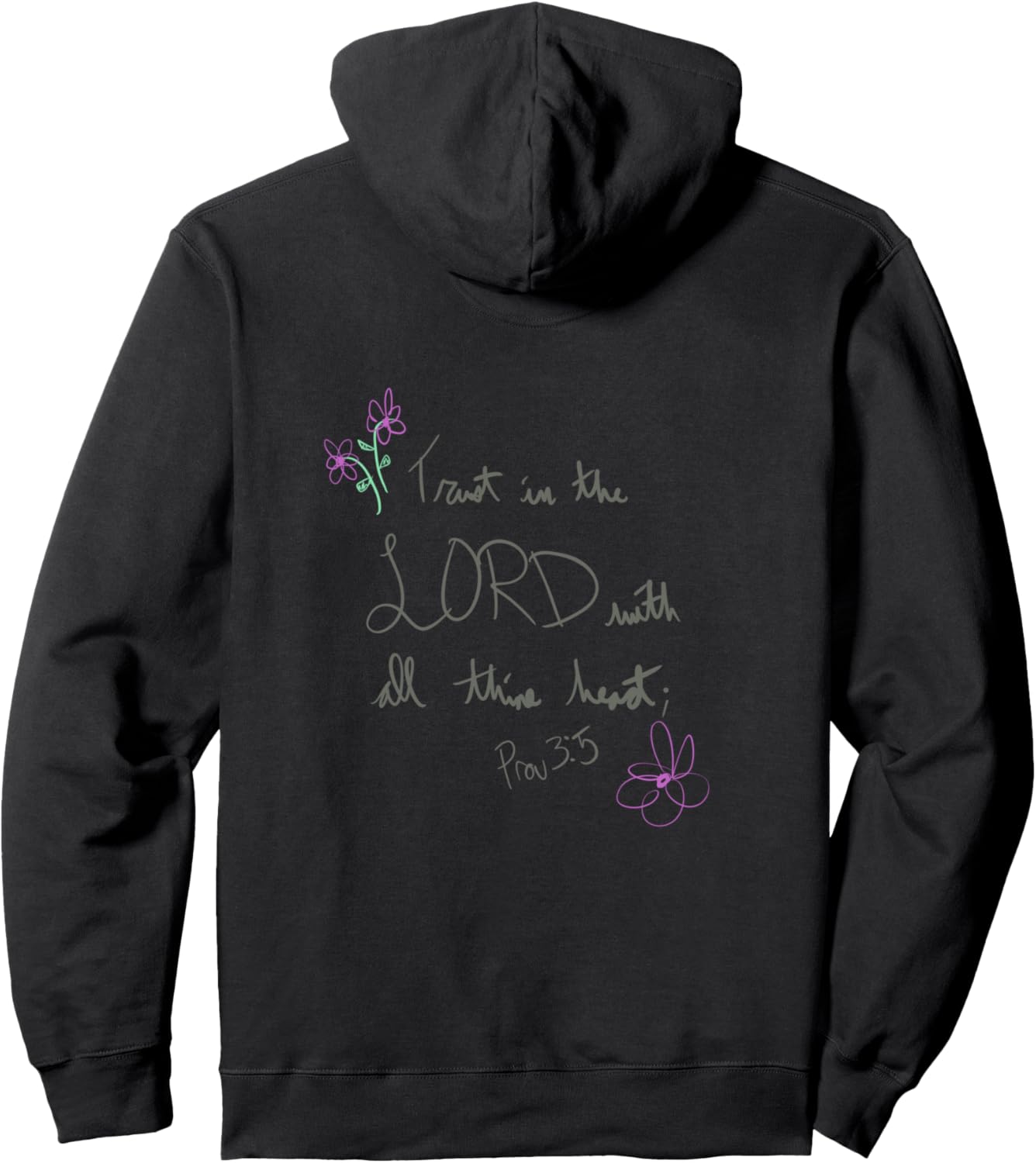 

Худи с библейским стихом из Притчей 3:5: «Уповай на Господа», черное Tj Scripture Tees, Черный, Худи с библейским стихом из Притчей 3:5: «Уповай на Господа», черное Tj Scripture Tees