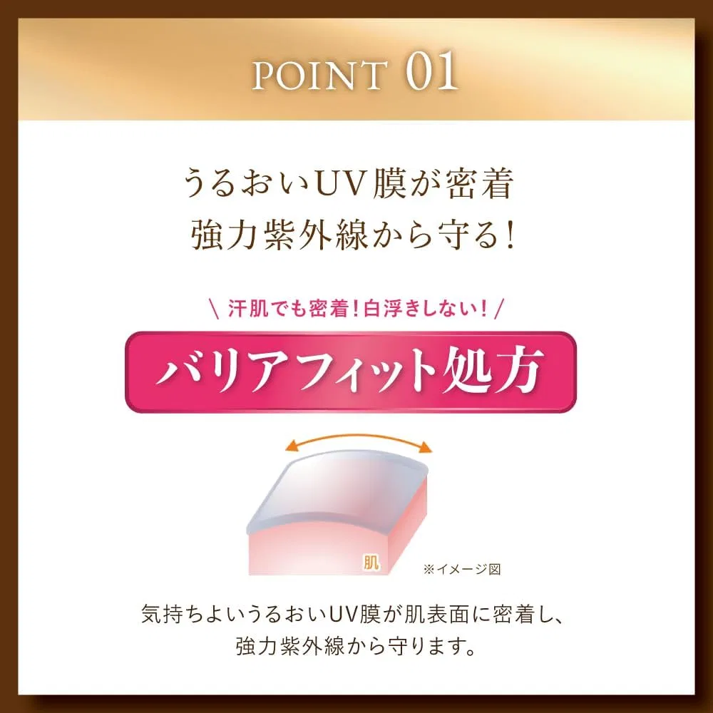 Солнцезащитный увлажняющий эссенция Skin Aqua Super Moisture Barrier UV, SPF50+ PA++++, 70 г, набор 5 шт — фото 3