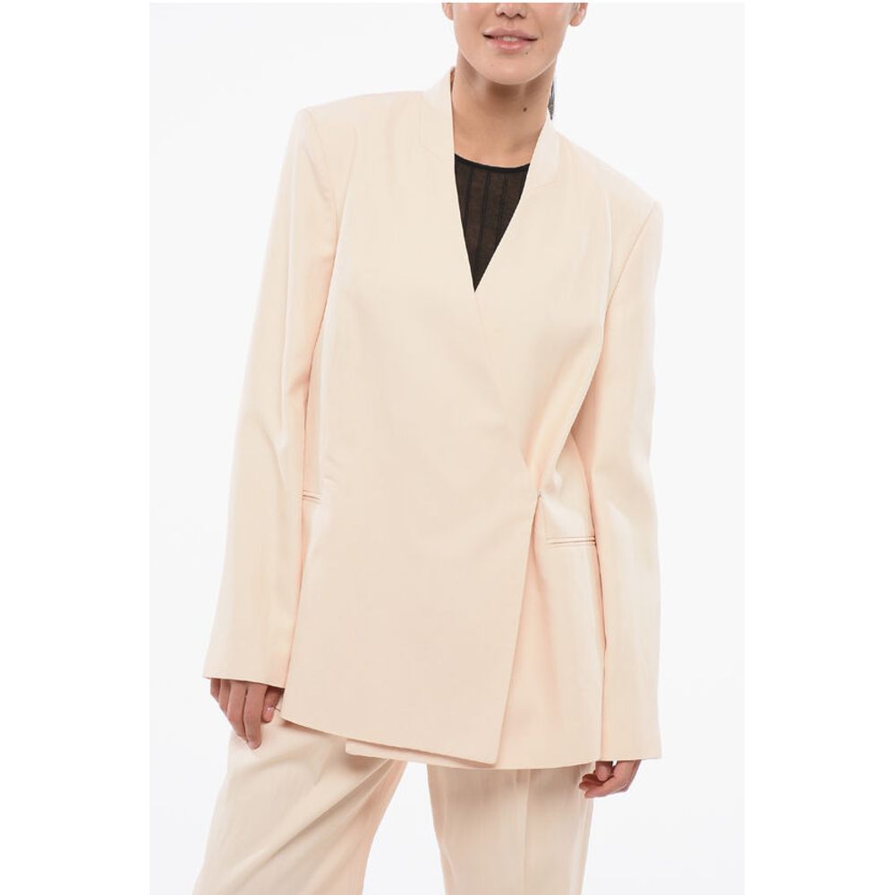 

Однотонный двубортный блейзер LAHARI с боковыми разрезами Loulou Studio, Multicolor