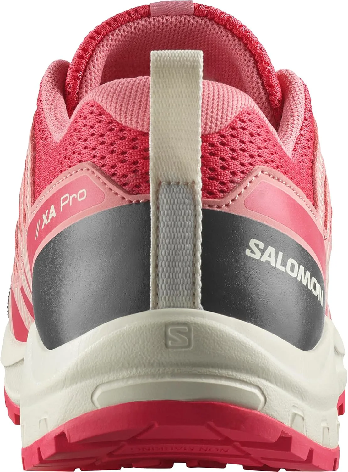 Унисекс-детские кроссовки для трейлраннинга Salomon Kids Xa Pro V8, красный/розовый — фото 4