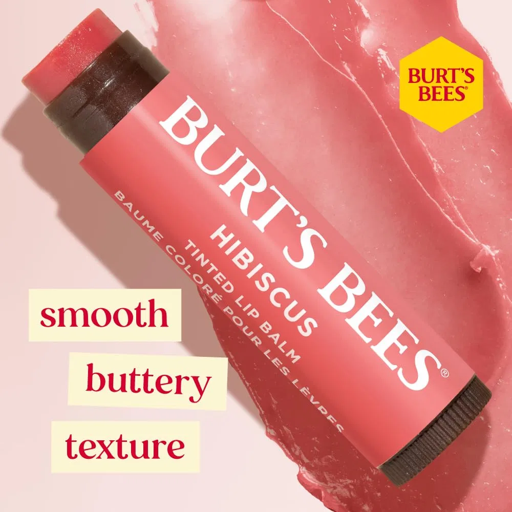 Тонирующий бальзам для губ Burt's Bees Hibiscus, 4.25 г Burt'S Bees, Hibiscus — фото 3