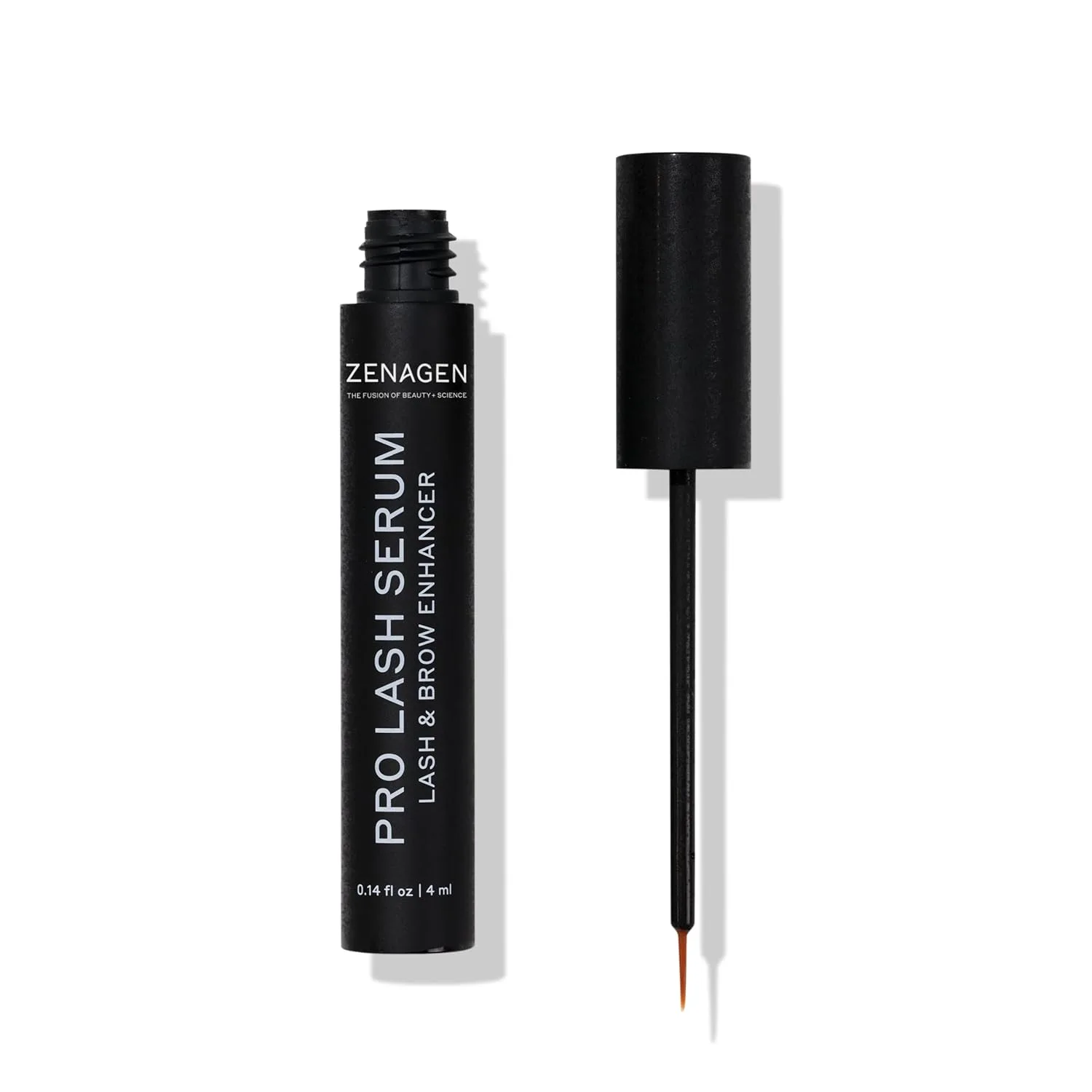 ZENAGEN Pro Lash Serum для длинных и густых ресниц, укрепляет и питает волосяные фолликулы, легкая нераздражающая формула, vegan, на растительной основе 4,1 мл (1 шт.), Clear