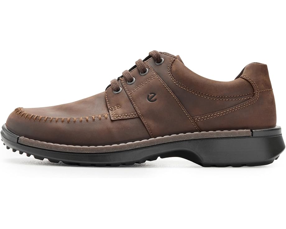 Мужские оксфорды ECCO Fusion Walker Moc Toe, Cocoa Brown Nubuck — фото 4